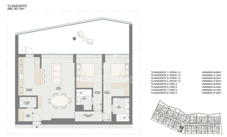Apartamento T2 para Venda em Oliveira do Douro