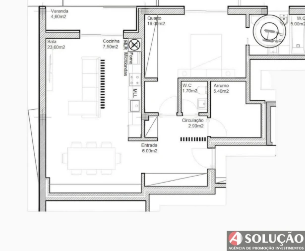 Apartamento T1 para Venda em Pedroso e Seixezelo Foto 9