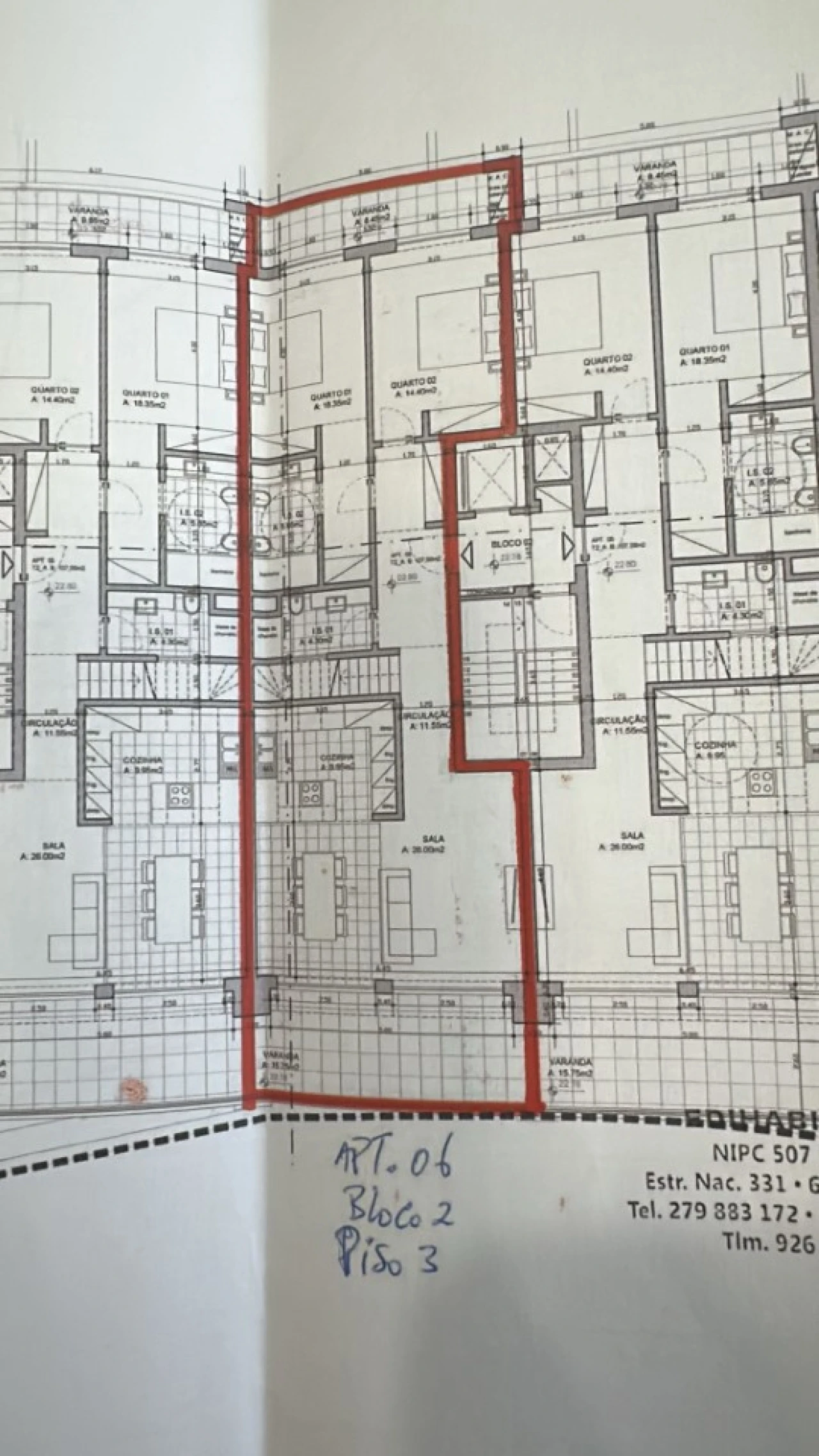Apartamento T2 para Venda em Alvor Planta 4