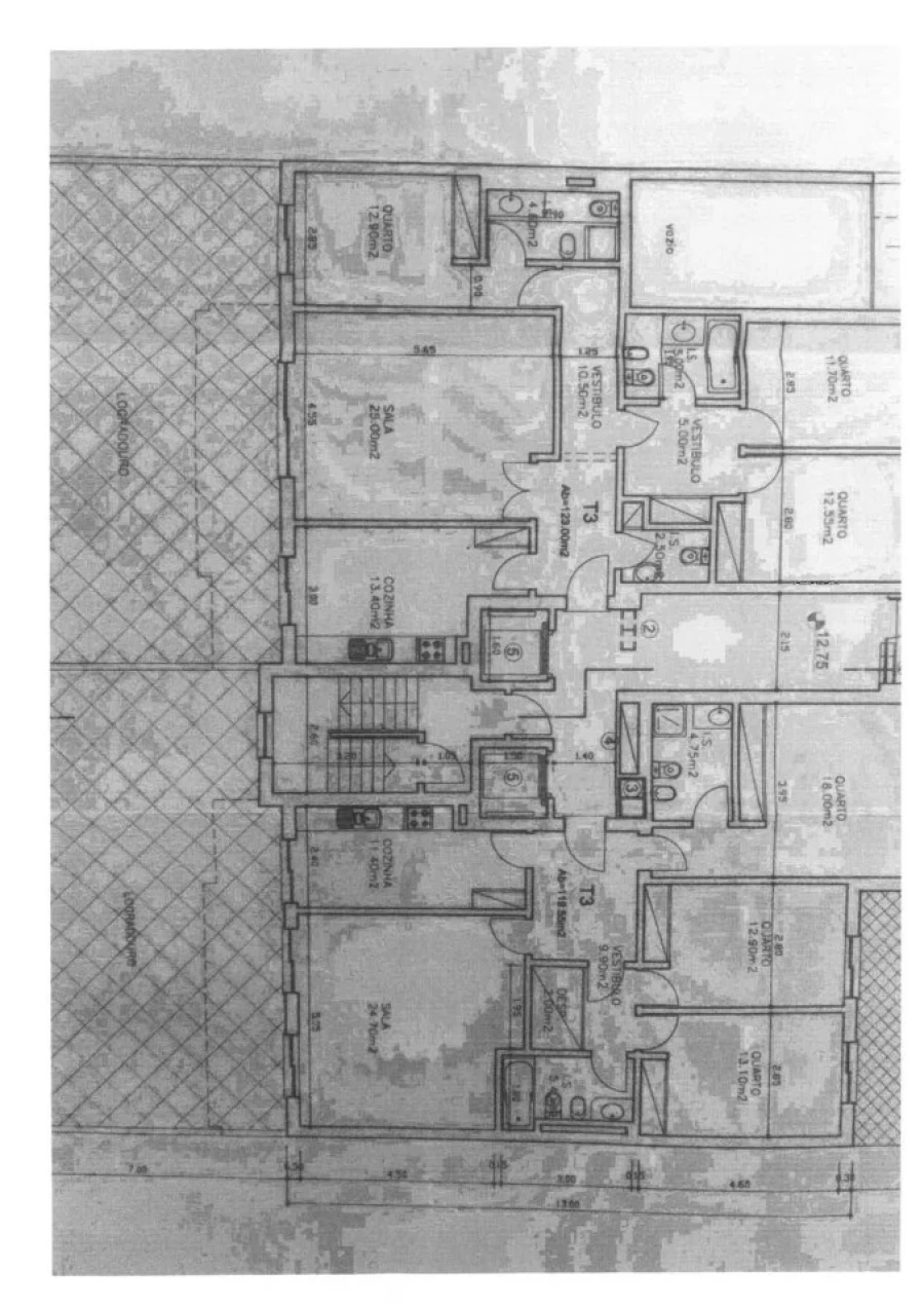Apartamento T3 para Venda em Portimão Planta 1