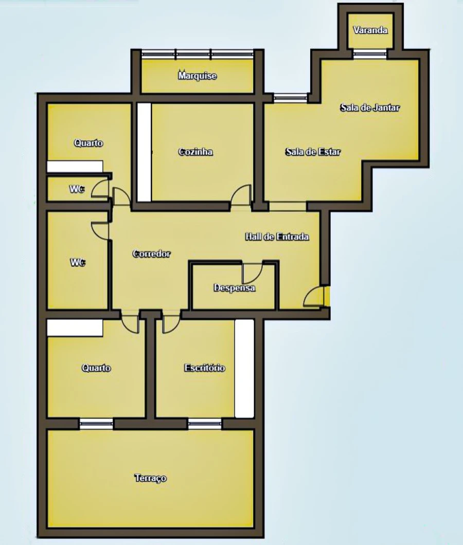 Apartamento T3 para Venda em Nossa Senhora da Piedade Planta 1
