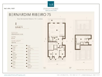 Apartamento T3 para Venda em Santo António