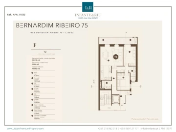 Apartamento T2 para Venda em Santo António