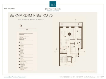 Apartamento T2 para Venda em Santo António