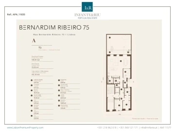 Apartamento T3 para Venda em Santo António