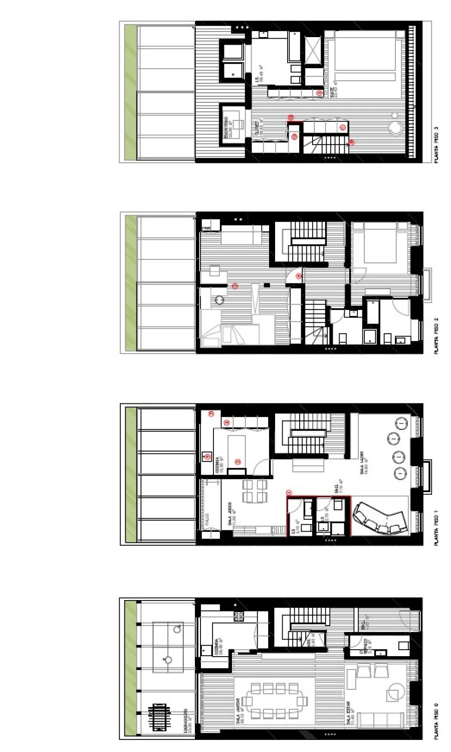 Moradia T4 para Venda em Campo de Ourique Planta 1
