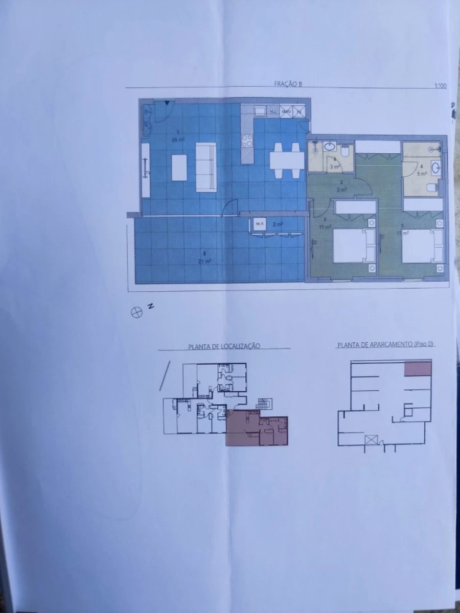Apartamento T2 para Venda em Santo Antonio dos Olivais Planta 1