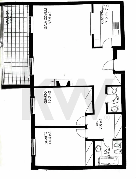 Apartamento T2 para Venda em São João das Lampas e Terrugem