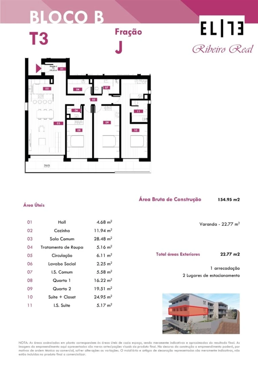 Apartamento T3 para Venda em Camara de Lobos Foto 11