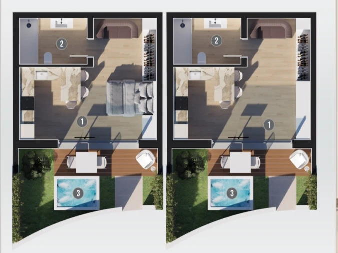 Apartamento para Venda em Calheta Planta 1
