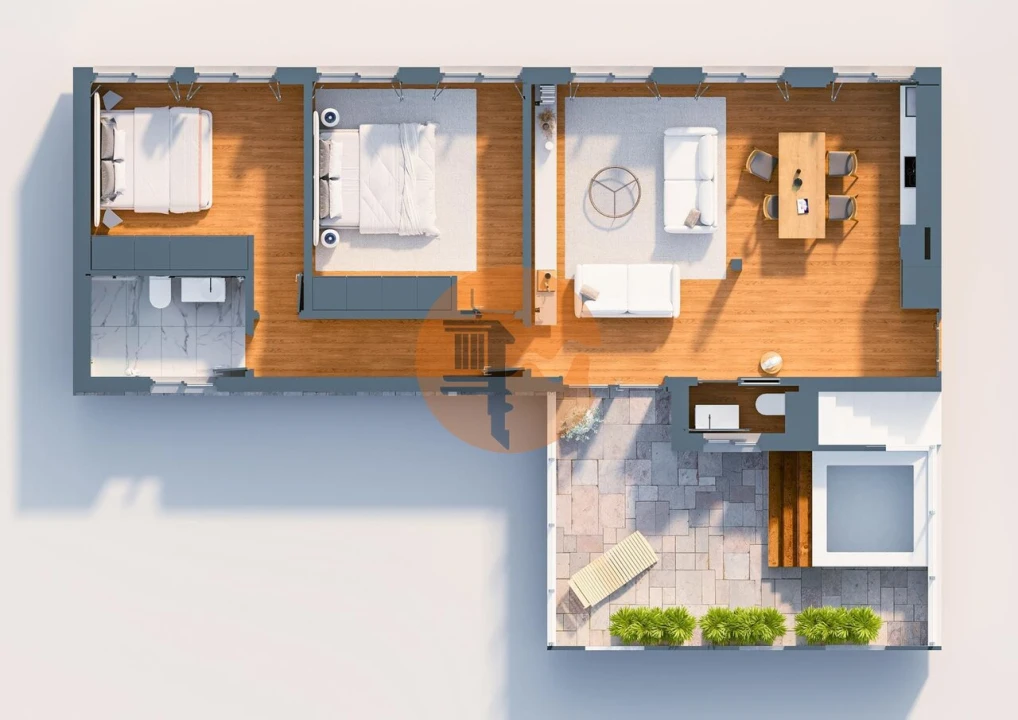 Apartamento T2 para Venda em Vila Real de Santo Antonio Foto 29