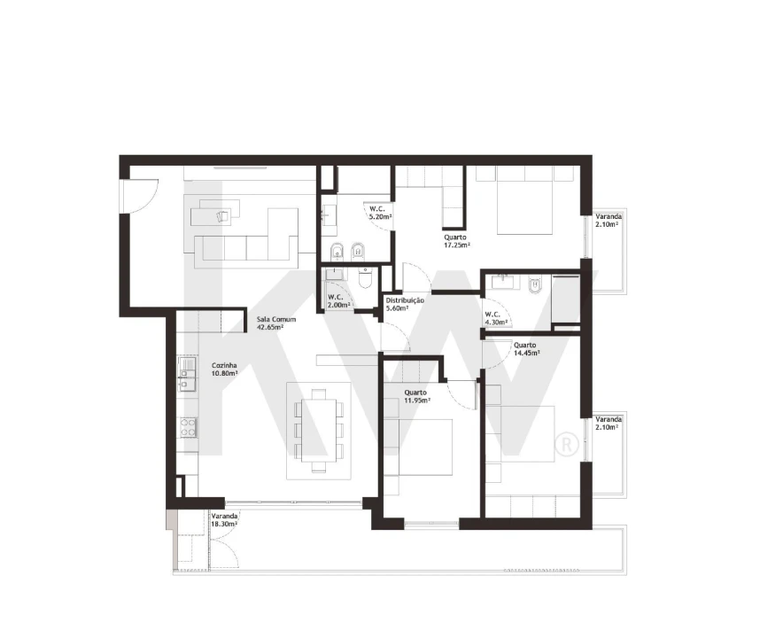 Apartamento T3 para Venda em Baltar Foto 21