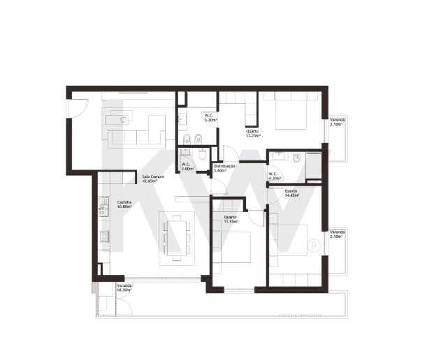 Apartamento T3 para Venda em Baltar Foto 21