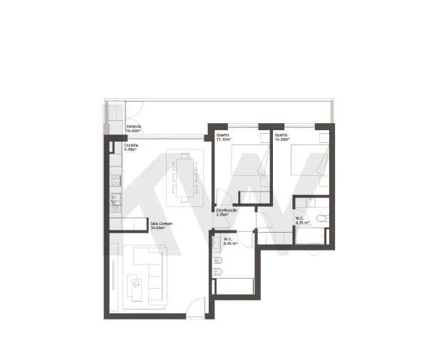 Apartamento T2 para Venda em Baltar Foto 21