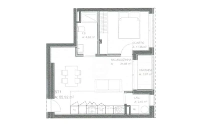 Apartamento T1 para Venda em Grijo