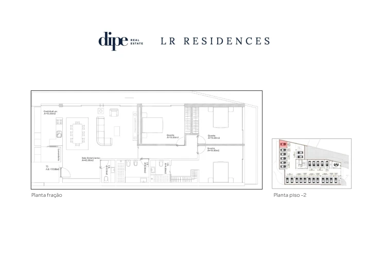 Apartamento T3 para Venda em Paços de Ferreira Planta 1