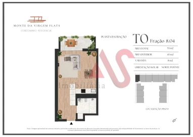 Apartamento T0 para Venda em Oliveira do Douro
