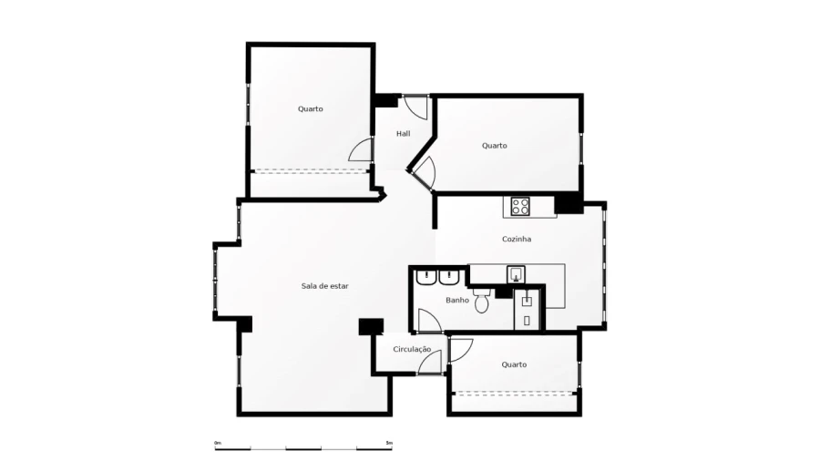 Apartamento T3 para Venda em Alto do Seixalinho, Santo André e Verderena Planta 1
