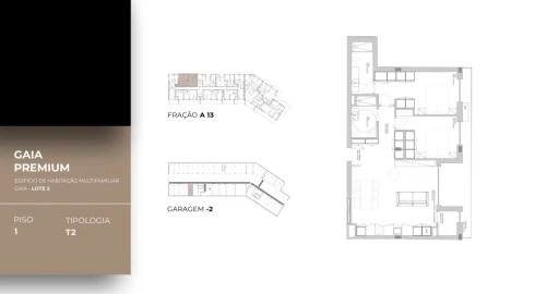 Apartamento T2 para Venda em Oliveira do Douro