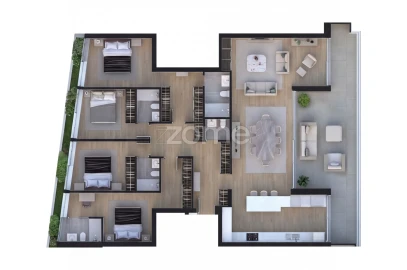Apartamento T4 para Venda em Santa Clara e Castelo Viegas