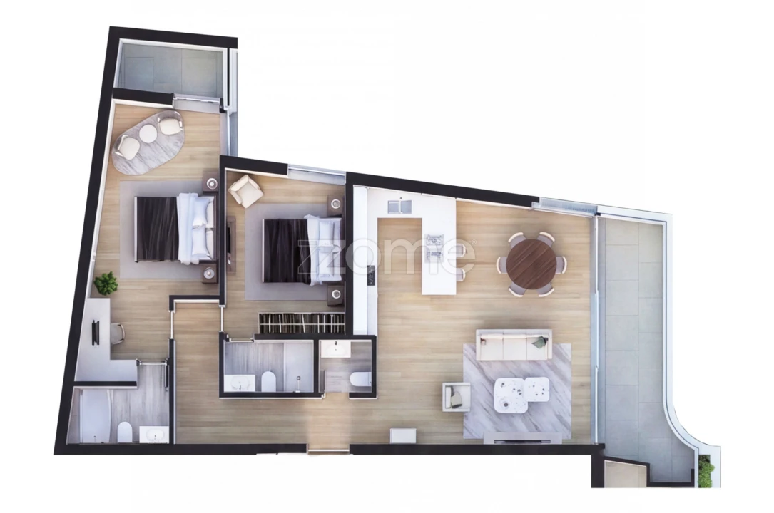 Apartamento T2 para Venda em Santa Clara e Castelo Viegas Foto 11