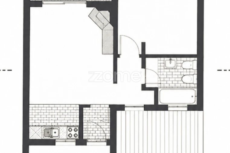 Apartamento T1 para Venda em Porches Planta 1