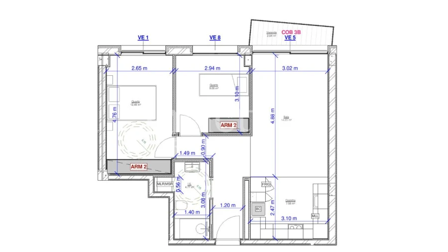 Apartamento T2 para Venda em Matosinhos e Leça da Palmeira Foto 9