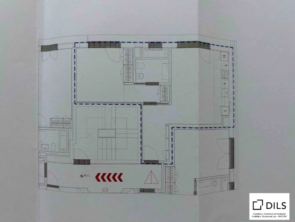 Apartamento T1 para Venda em Lordelo do Ouro e Massarelos Planta 2