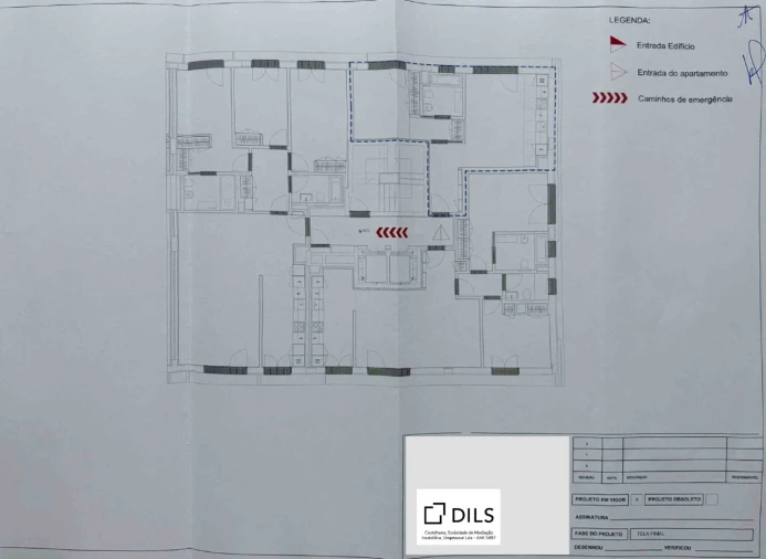 Apartamento T1 para Venda em Lordelo do Ouro e Massarelos Planta 1