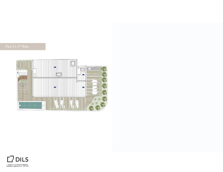 Moradia T3 para Venda em Comporta Planta 6