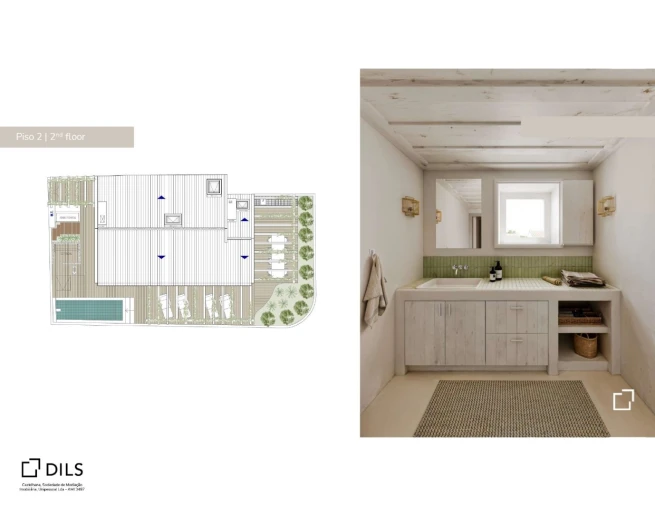 Moradia T3 para Venda em Comporta Planta 3