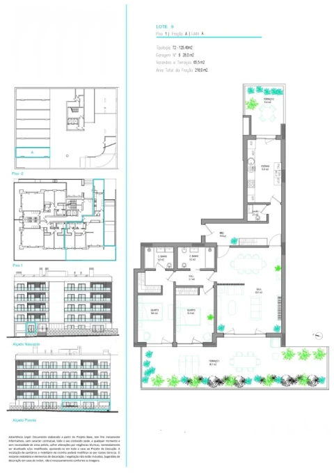 Apartamento T2 para Venda em Carcavelos e Parede