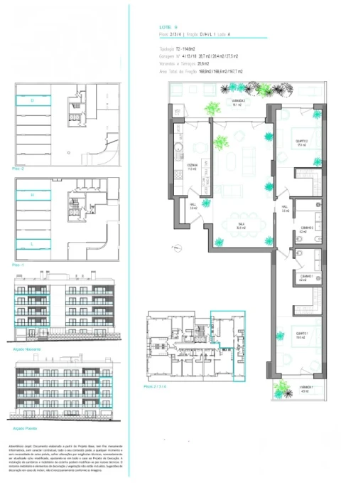 Apartamento T2 para Venda em Carcavelos e Parede