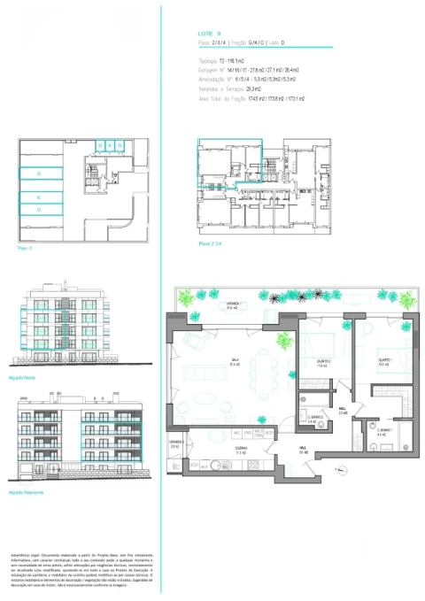 Apartamento T2 para Venda em Carcavelos e Parede