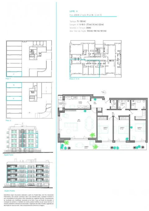 Apartamento T3 para Venda em Carcavelos e Parede