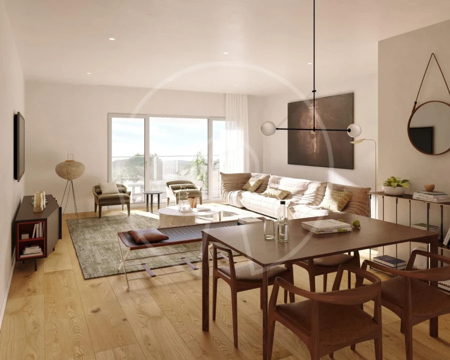 Apartamento T2 para Venda em Carcavelos e Parede Foto 3