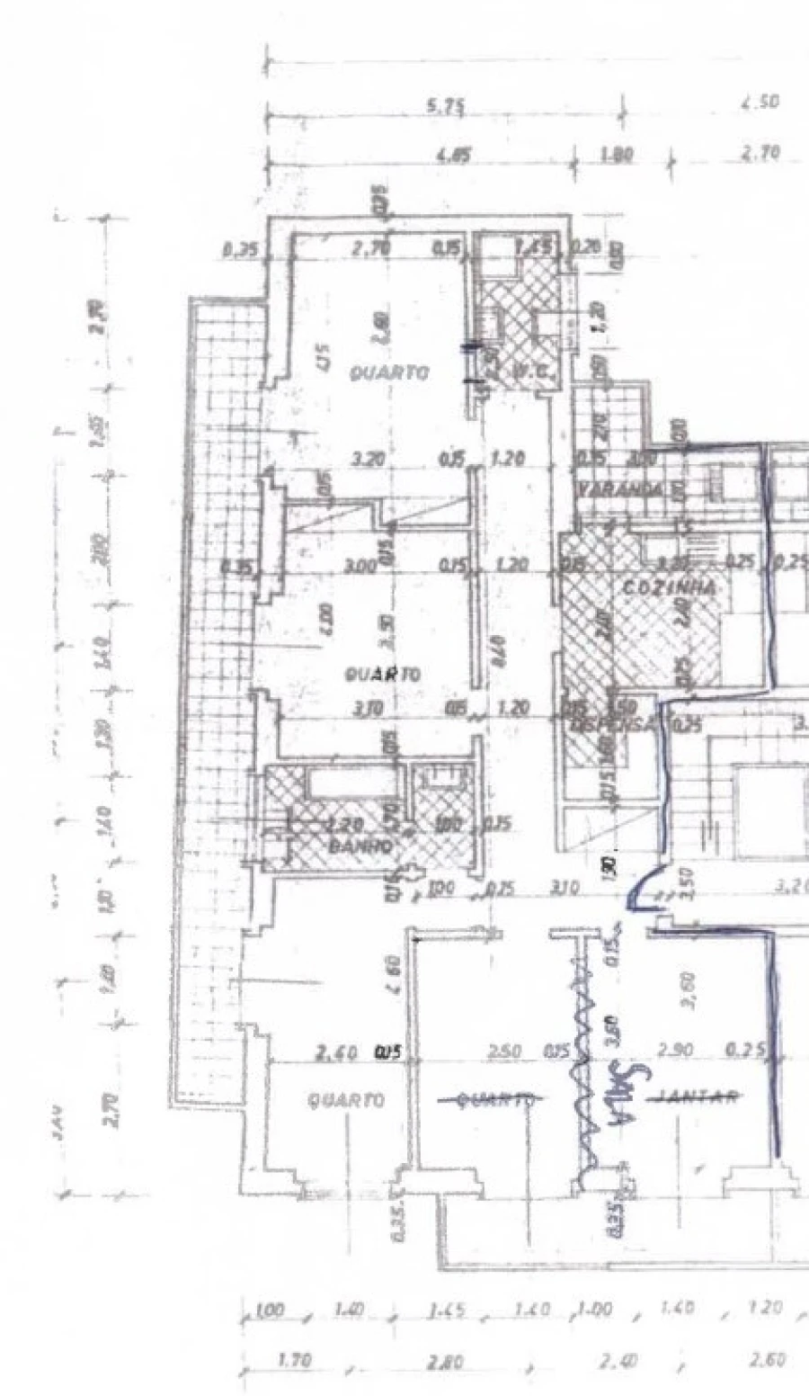 Apartamento T3 para Venda em Santa Maria, São Pedro e Matacães Planta 1