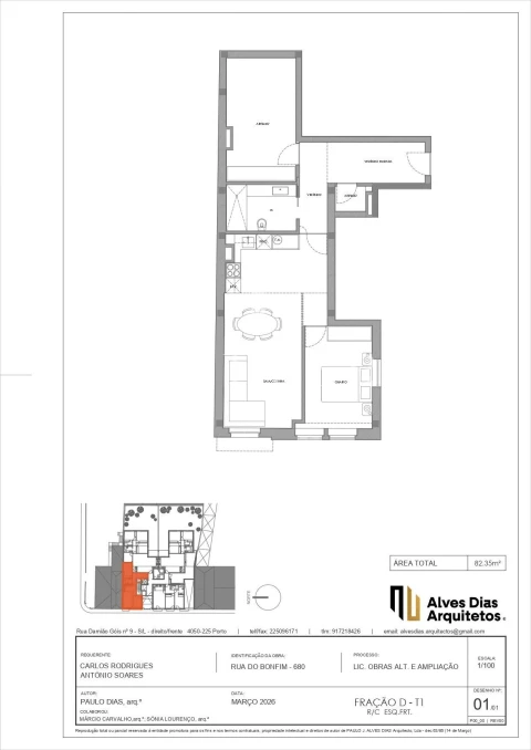 Apartamento T2 para Venda em Campanhã