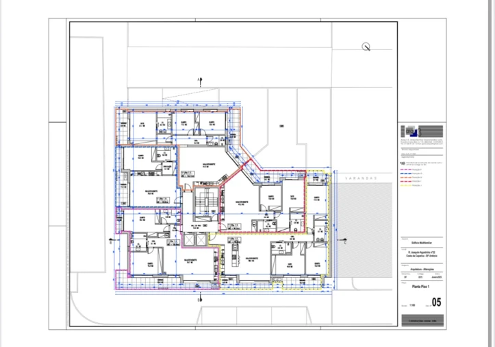 Apartamento T3 para Venda em Costa da Caparica Planta 1