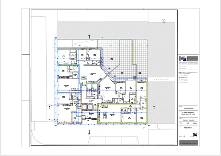 Apartamento T2 para Venda em Costa da Caparica Planta 2