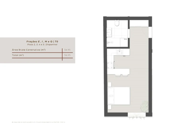 Apartamento para Venda em Custóias, Leça do Balio e Guifões Planta 1