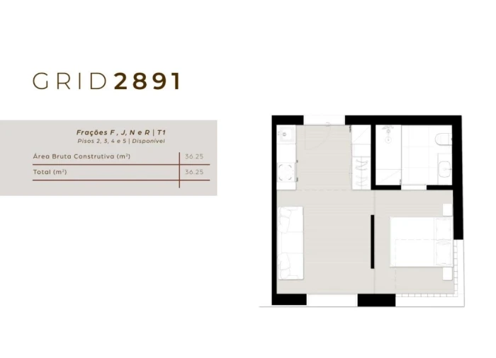 Apartamento para Venda em Custóias, Leça do Balio e Guifões Planta 1