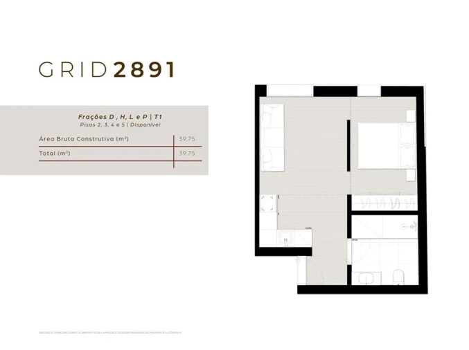 Apartamento para Venda em Custóias, Leça do Balio e Guifões Planta 1