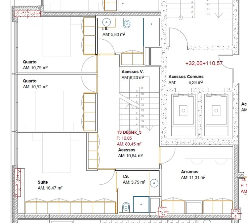 Apartamento T3 para Venda em Ramalde Planta 2