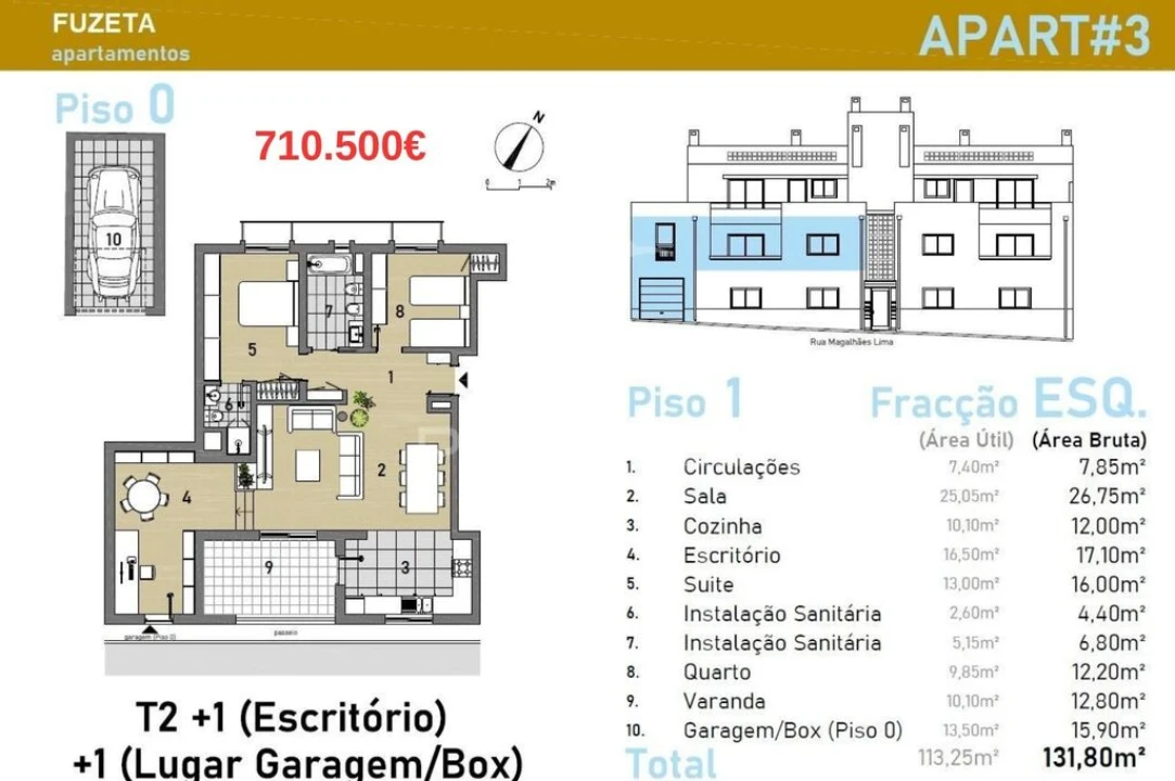 Apartamento T3 para Venda em Moncarapacho e Fuseta Foto 1