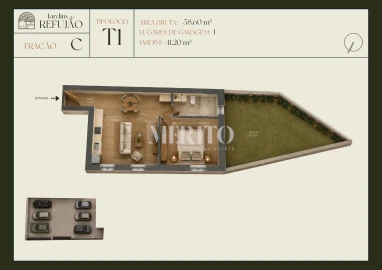 Apartamento T1 para Venda em Durrães e Tregosa