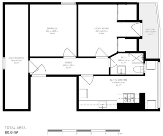 Apartamento T2 para Venda em Estrela
