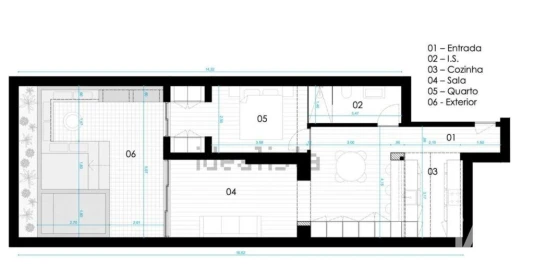 Apartamento T1 para Venda em Alcantara