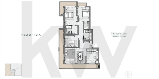 Apartamento T3 para Venda em Vialonga