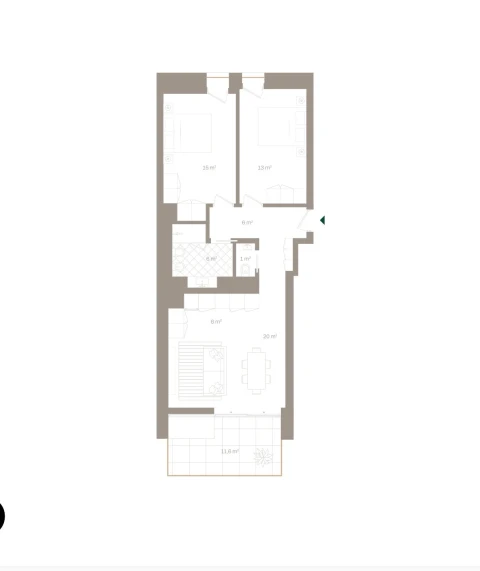 Apartamento T2 para Venda em Santa Marinha